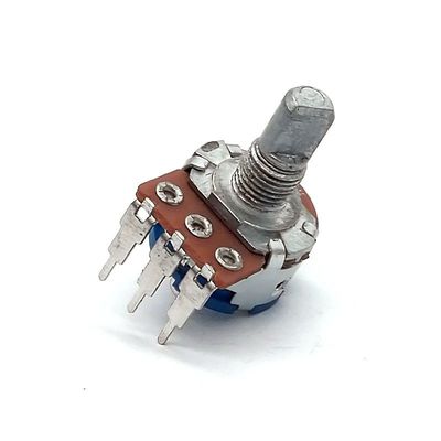 Qualität  150V AC 500k Potentiometer With Switch 15mm 3 Position Mixer Console usine