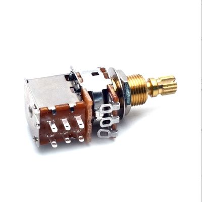 Qualität  16mm Push Pull Potentiometer DPDT Electric Guitar For Electric Bass Guitar usine