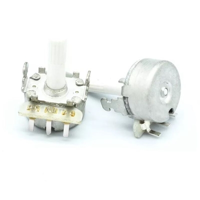 Spät 16mm Plastikdrehpotentiometer wellen-Lötmittel-Ansatz Pin B100k