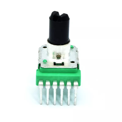 R1116G 11-Millimeter-Doppelgruppen-Metallwellen-Kohlenstoff-Film-Drehpotentiometer B10k 50K 100K