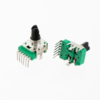 R1116G 11-Millimeter-Doppelgruppen-Metallwellen-Kohlenstoff-Film-Drehpotentiometer B10k 50K 100K