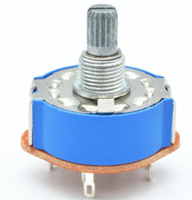 25mm Durchmesser-Band-Drehschalter mit der Gekrätz-Abdeckung benutzt für Elektrogerät und Wandler