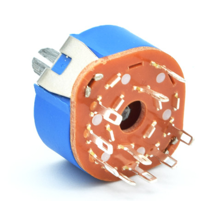 25mm Durchmesser-Band-Drehschalter mit der Gekrätz-Abdeckung benutzt für Elektrogerät und Wandler