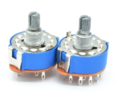 25mm Durchmesser-Band-Drehschalter mit der Gekrätz-Abdeckung benutzt für Elektrogerät und Wandler