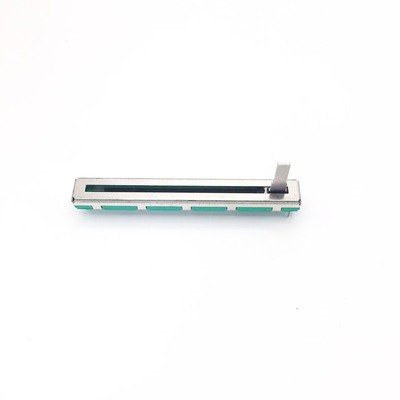 C6044G Dual-Potentiometer Kohlefilm-Schiebepotentiometer 60 mm Federweg 5K 10K Lineares Stereo-Potentiometer