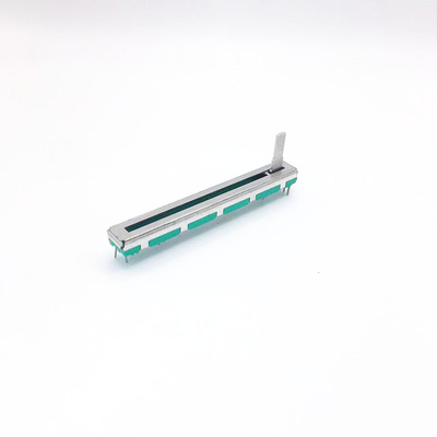 C6044G Dual-Potentiometer Kohlefilm-Schiebepotentiometer 60 mm Federweg 5K 10K Lineares Stereo-Potentiometer