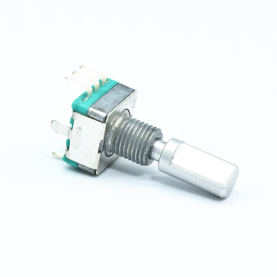 11mm ununterbrochener Drehschalter 300V Drehknopf Wechselstroms mit Druckknopf 360 Grad