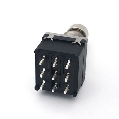9 Pin 3pdt stampfen Schalter 500V für E-Gitarre