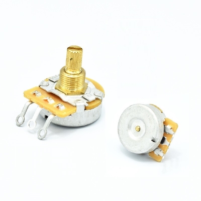 Weißer Potenziometer der E-Gitarren-10000ohm der Topf-0.125w B100k