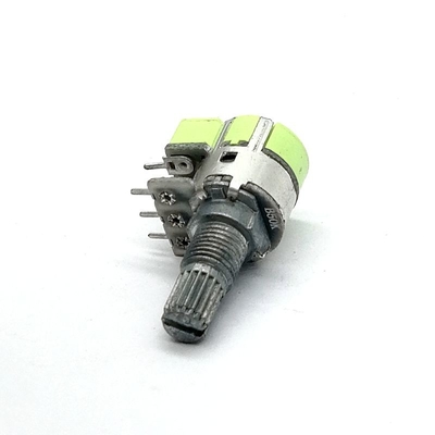 Doppel-12mm DrehLautstärkeregler 6 des potentiometer-Kohlenstoff-Film-100k Pin