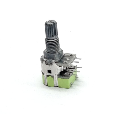 Doppel-12mm DrehLautstärkeregler 6 des potentiometer-Kohlenstoff-Film-100k Pin