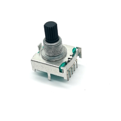 17mm einzelner Pole Klotz-Potenziometer des Dreiergruppen-Wurfs-Drehschalter-0.3A 100k