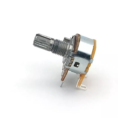 5k Potentiometer mit Schalter 15mm Dual Gang Audio Taper