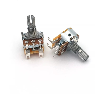 5k Potentiometer mit Schalter 15mm Dual Gang Audio Taper