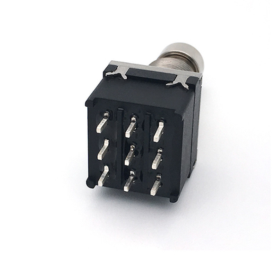 Verriegeln des Pedals des Gitarren-Pedal-Fuß-Schalter-DPDT 4 Pin Toggle For Guitar Effect