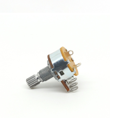 Potenziometer-Doppel-ununterbrochener Drehschalter 0.5A 25ohm B100k