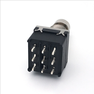 SF17 10000 fährt 2pdt Schalter 9 Pin Push Button Foot 100ohm rad