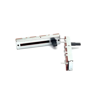 Des variablen Widerstand-30mm Dia-Potenziometer Reise Fader-B10k 100ohm 45mm