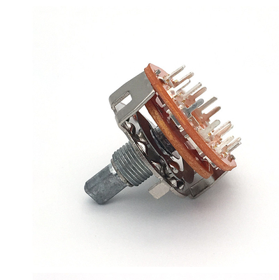 0.3A ununterbrochener Drehschalter 20MM 8 Möglichkeits-Auswahlschalter
