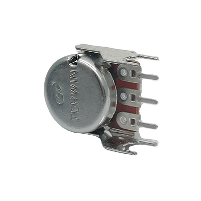 Klotz-Potenziometer-Alpha des Kohlenstoff-Film-Drehpotentiometer-16mm der Rückseiten-500k