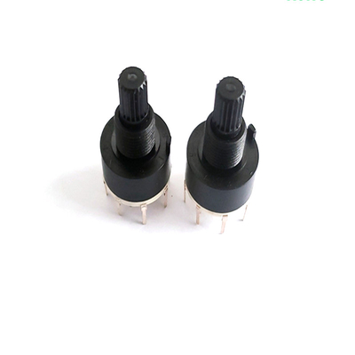 Plastik-16mm 8 Positions-Drehschalter einzelner Pole 0.3A Heater Refrigerator