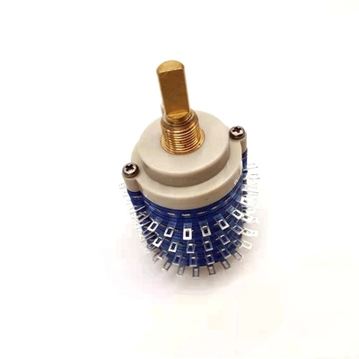 Multi Abschnitte 38mm 24 Positions-Dreh-ununterbrochener Drehschalter 500V