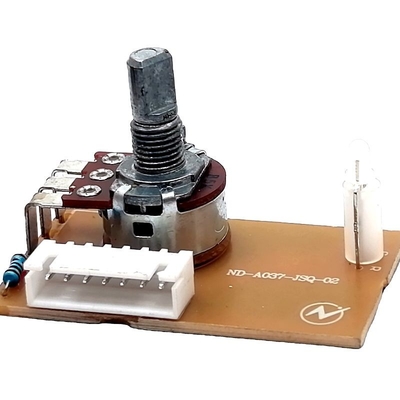 16mm Dreheinzelner Pole 3 Positions-Drehschalter-Topf schalter-5000ohm
