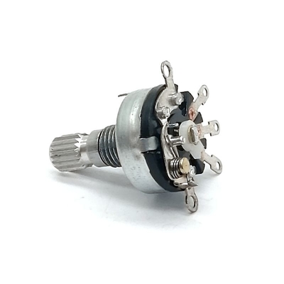 der Positions-0.08W 12 Dreheinzelner Pole Drehschalter-Topf schalter-des Potenziometer-50ohm