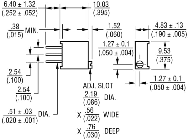 3296 Ordnungs-Topf-mechanische Maße